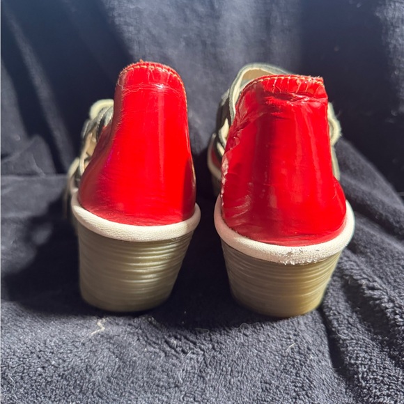 Fly London Lace-Up Patent Leather Wedges – EU 39 / US 9 Fit - Picture 6 of 9